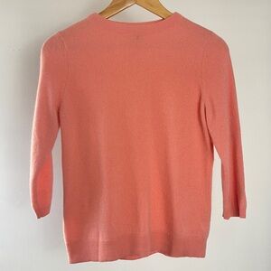 Talbots Cashmere Women's Peach Crew Neck Sweater